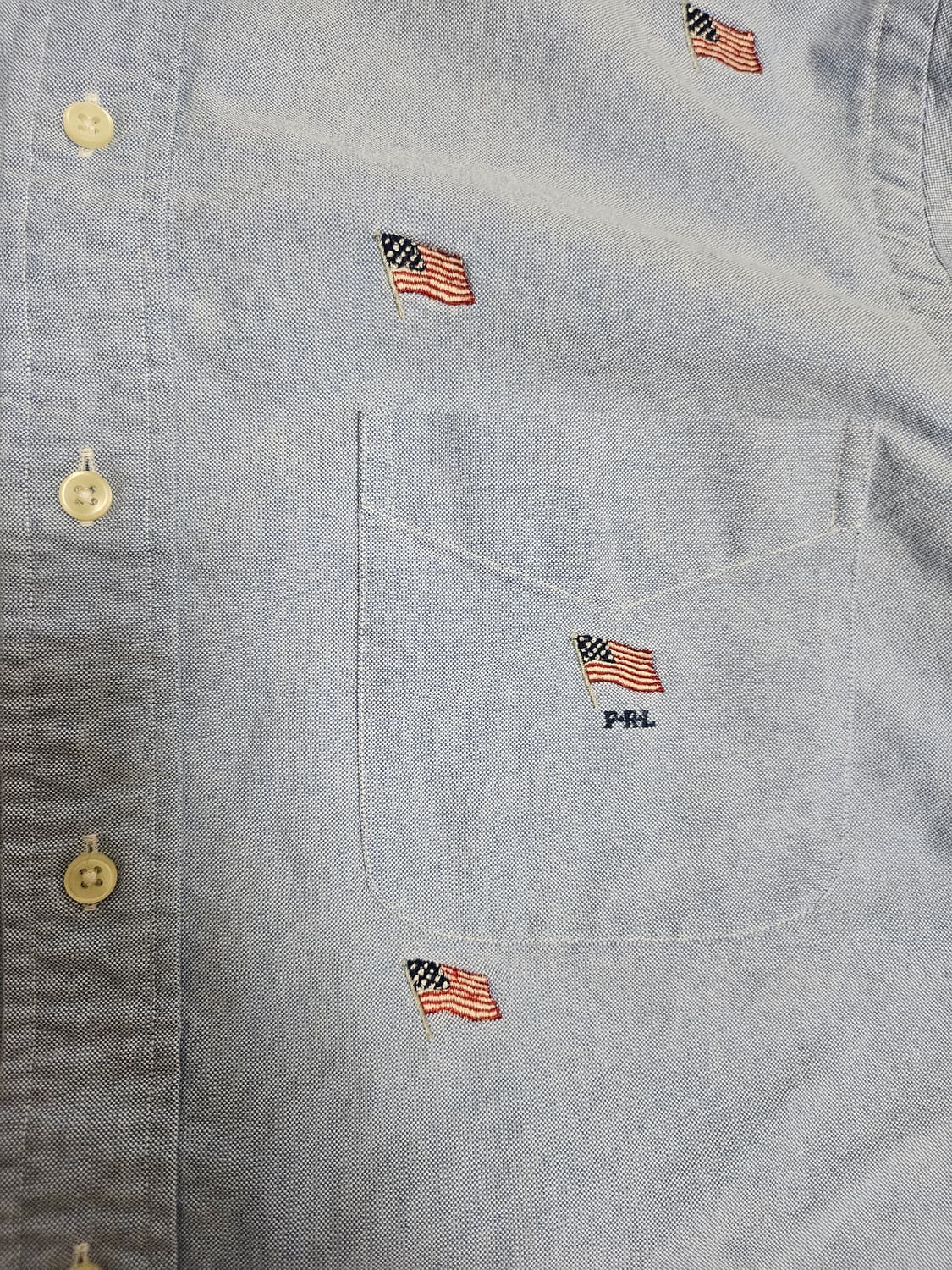 폴로랄프로렌 성조기 자수 반팔셔츠 상품이미지2