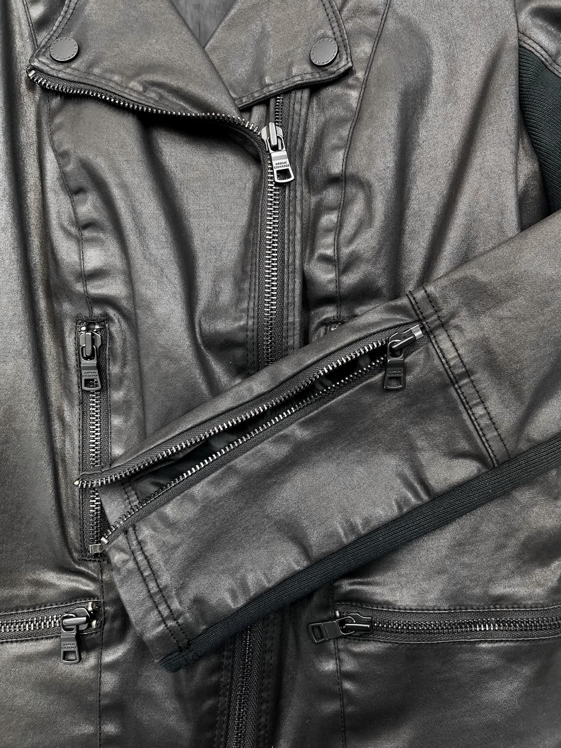 아르마니 익스체인지 PU 라이더 자켓 상품이미지5