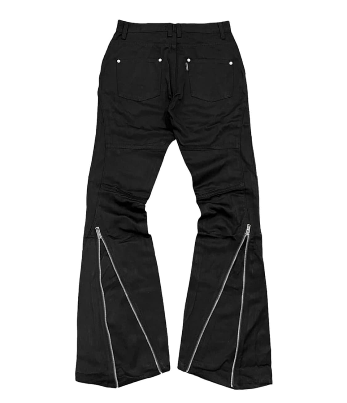 [S] 써저리 백 집 부츠컷 팬츠 BLACK 상품이미지1