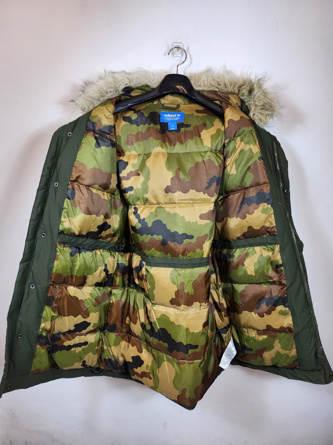 아디다스 카모 다운패딩 파카 95 M 새제품급 상품이미지1
