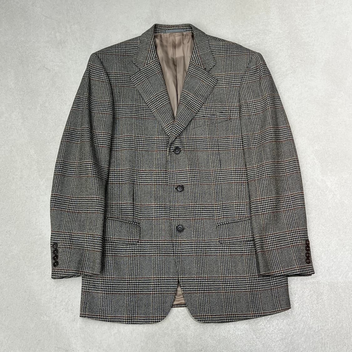 에르메네질도 제냐 체크 블레이저 s09686 상품이미지1