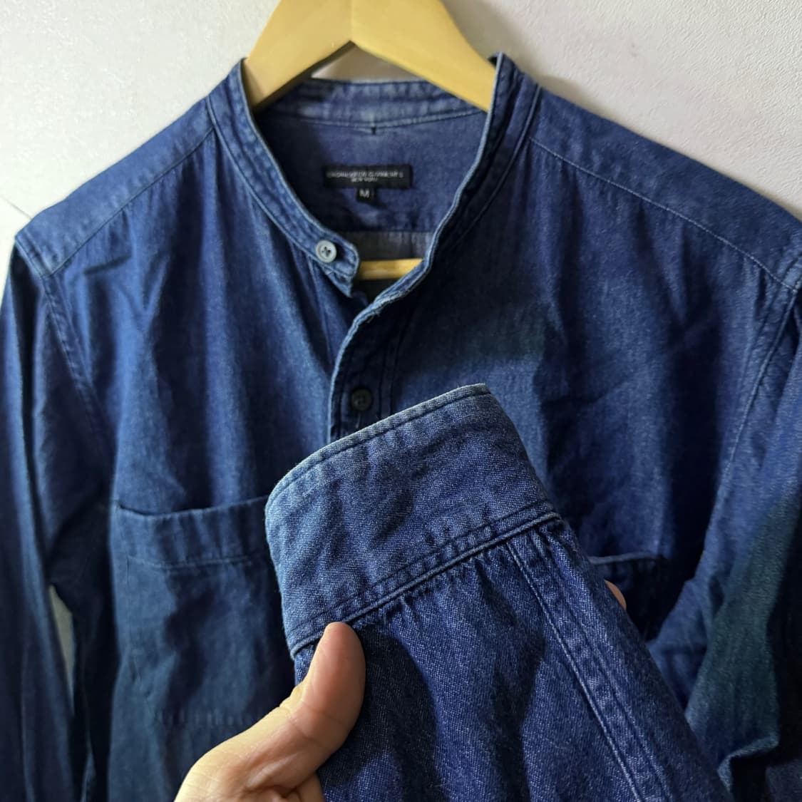 엔지니어드가먼츠 투포켓 데님 셔츠 M (남성 슬림 105) 상품이미지5