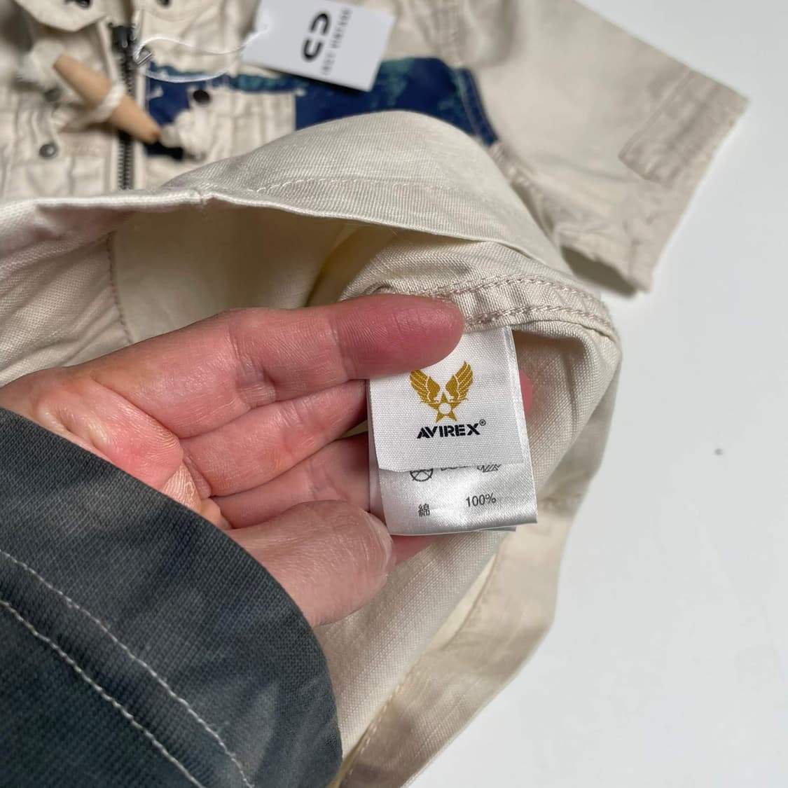 Avirex 밀리터리 집업 후드 셔츠 상품이미지8