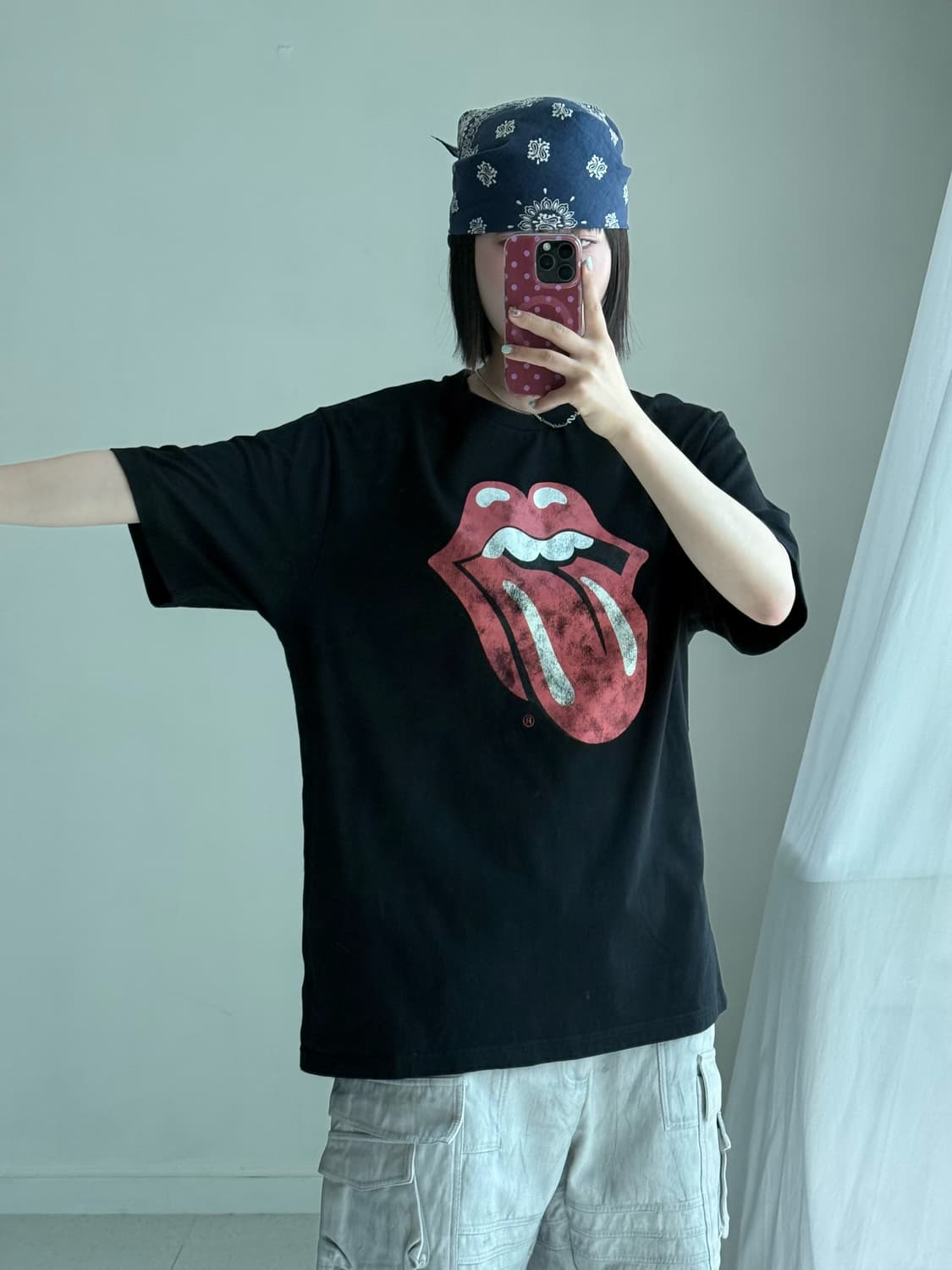 롤링스톤즈 오버핏 티셔츠 상품이미지3
