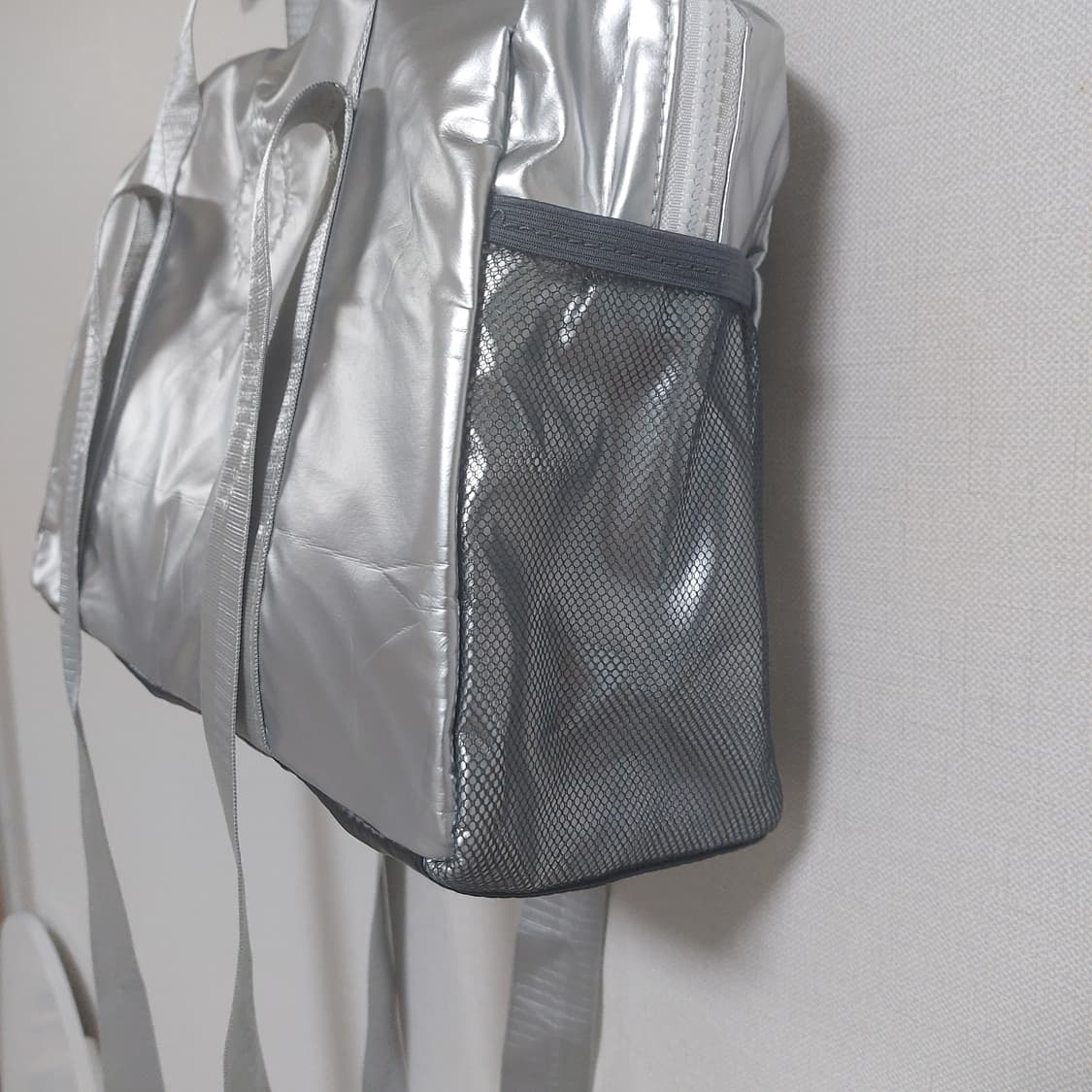 발레코어 실버 보스턴백 망치 가방 상품이미지5