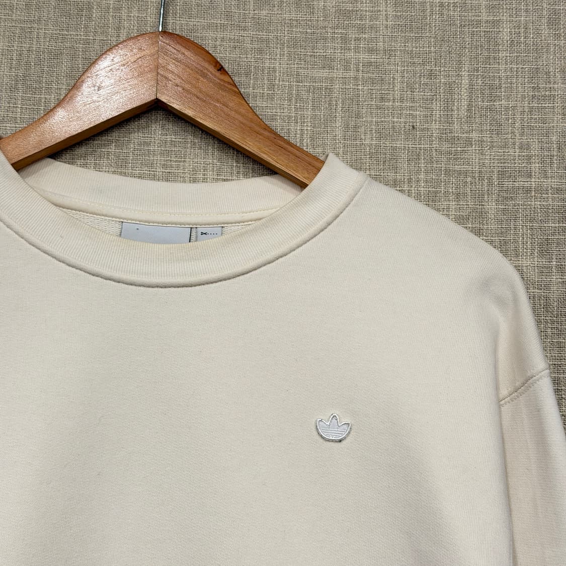 아디다스 트레포일 맨투맨 아이보리 S 상품이미지2