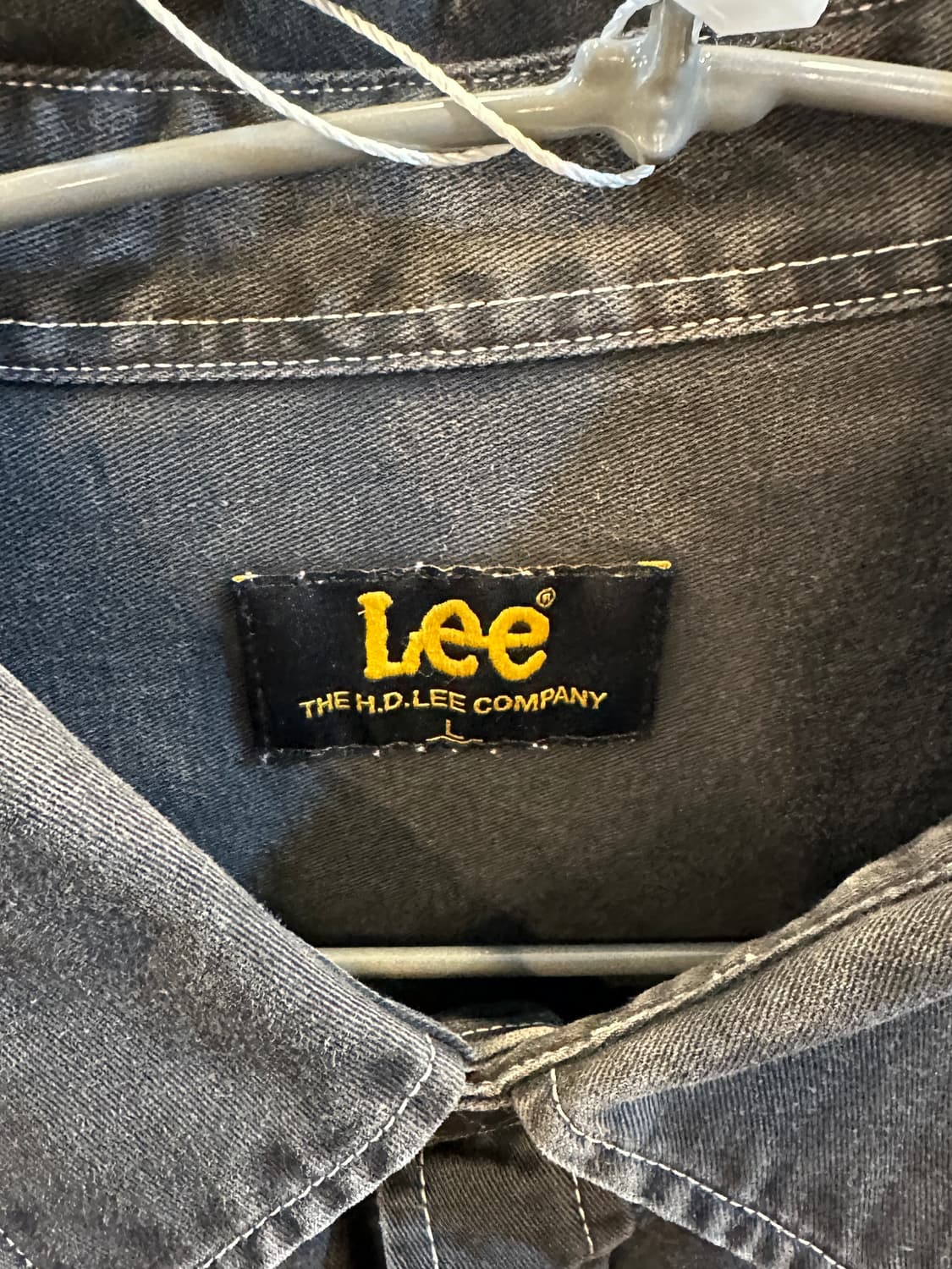 Lee 빈티지 데님 셔츠 블랙 상품이미지4