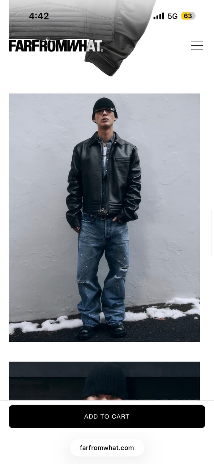 파아카이브 퍼 레더 퍼커링 자켓 2사이즈 상품이미지2