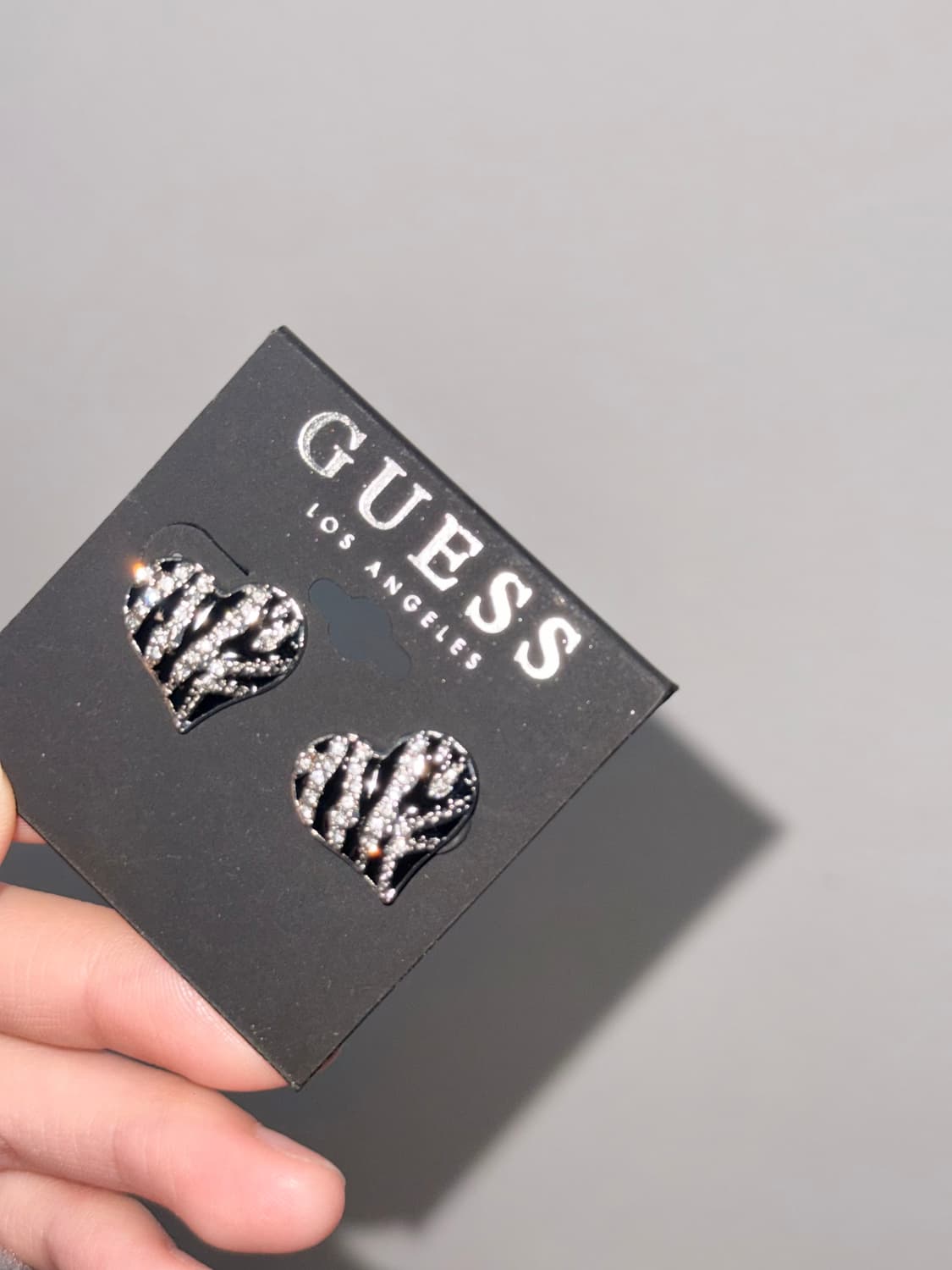 게스 갸루 지브라 큐빅 이어링 상품이미지4