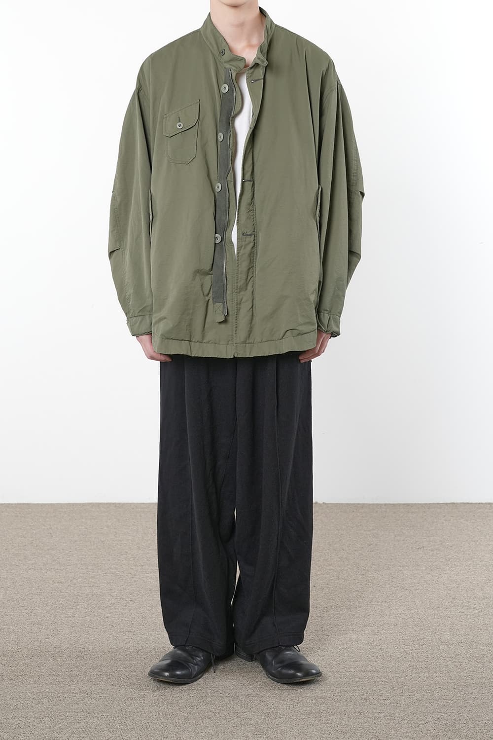 [M] 이얼즈어고 워시드 코튼 드릴 랜드 파카 V.3 (카키) 상품이미지2