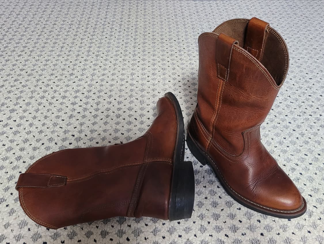 통가죽 여성 웨스턴 부츠 225(5.5) 상품이미지2