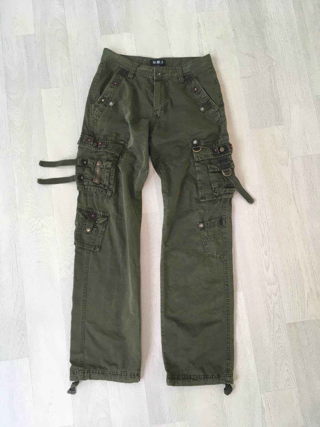 jpn vintage y2k khaki cargo pocket pants 상품이미지1