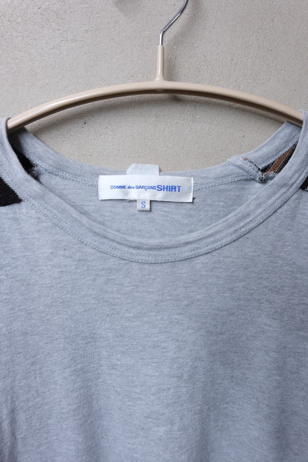 Comme des garcons shirt 니트 숄더 반팔 티셔츠 s 상품이미지5