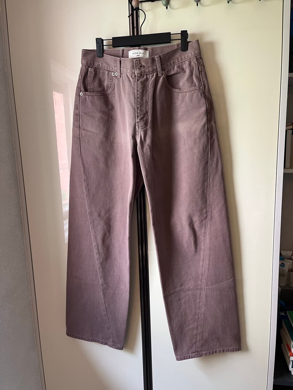 애프터프레이 데님 팬츠 그레이프 S 상품이미지1