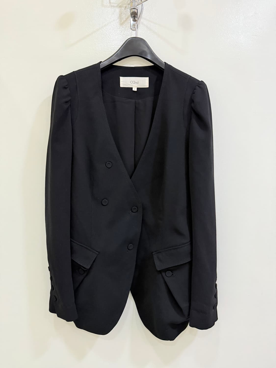 오즈세컨드 블랙 블레이저 자켓 정품 상품이미지1