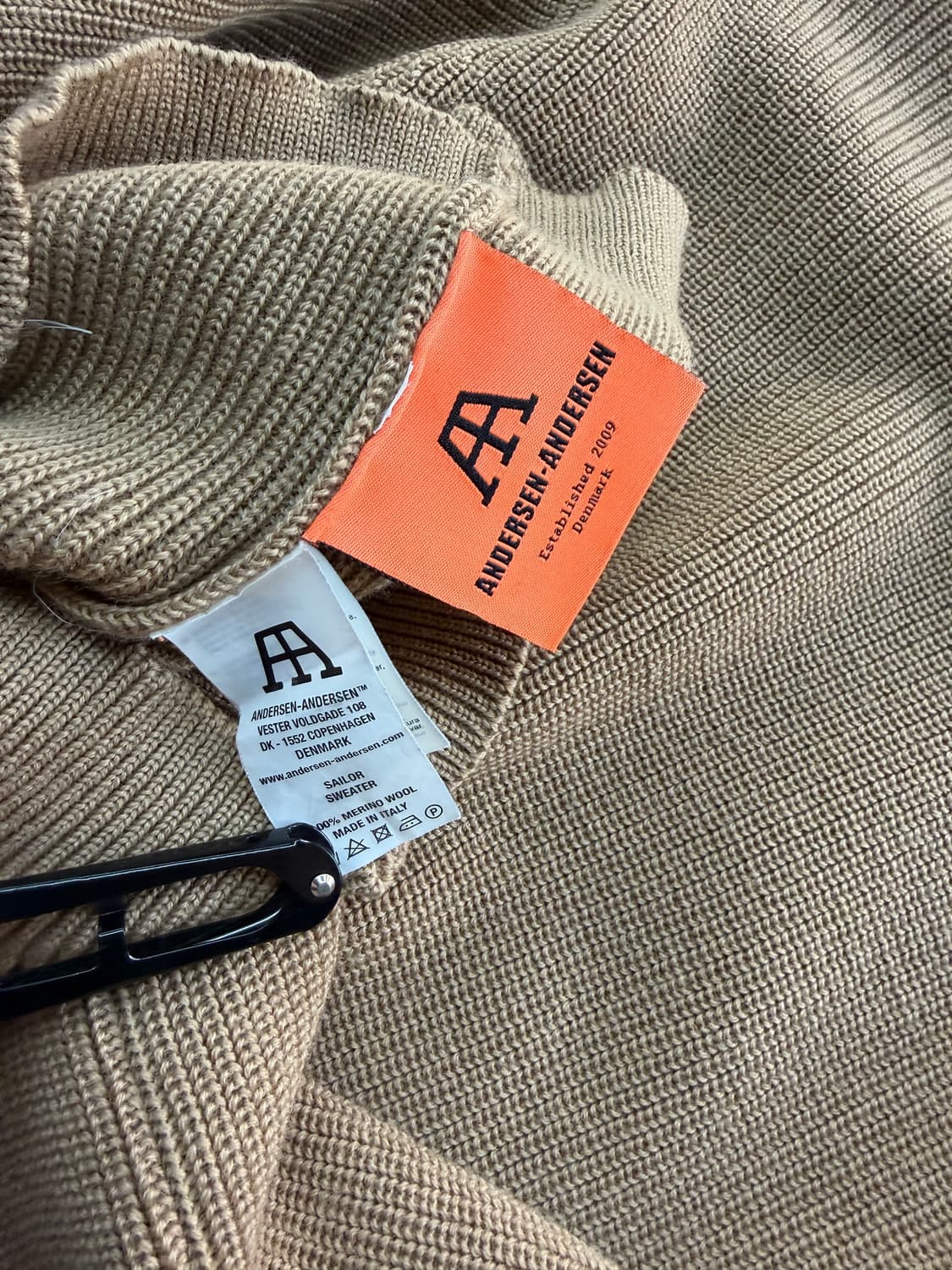 XS/ 안데르센 안데르센 메리노울 터틀넥 니트 상품이미지9