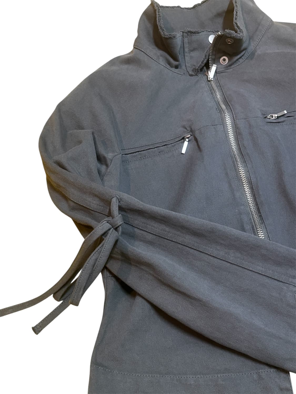 플레이스 스튜디오 데미지 빈티지 워싱 스트링 라인 자켓 상품이미지8