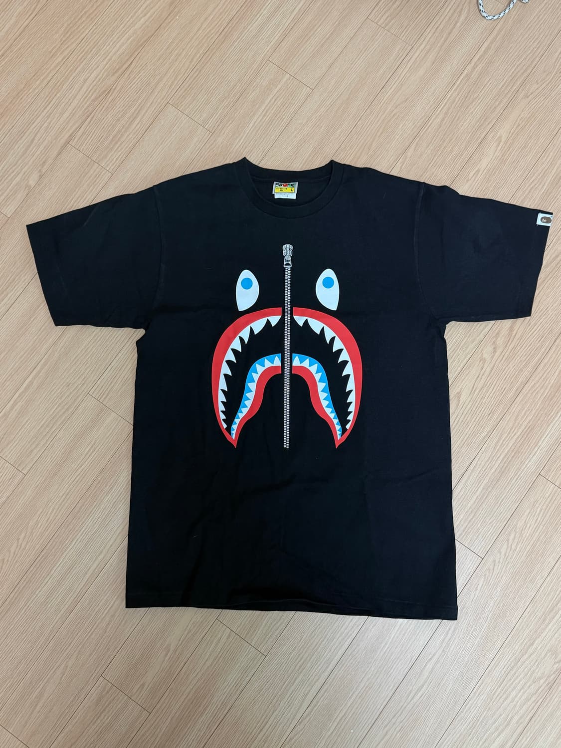 Bape 베이프 샤크 반팔 티셔츠 블랙 상품이미지1