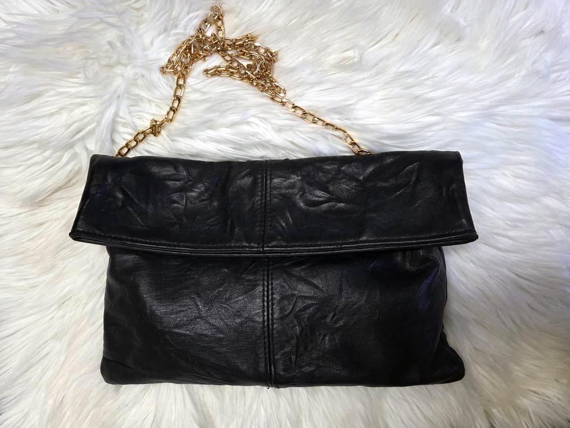 EMP-T LABEL 가죽 체인 숄더백 클러치#신품급 상품이미지1