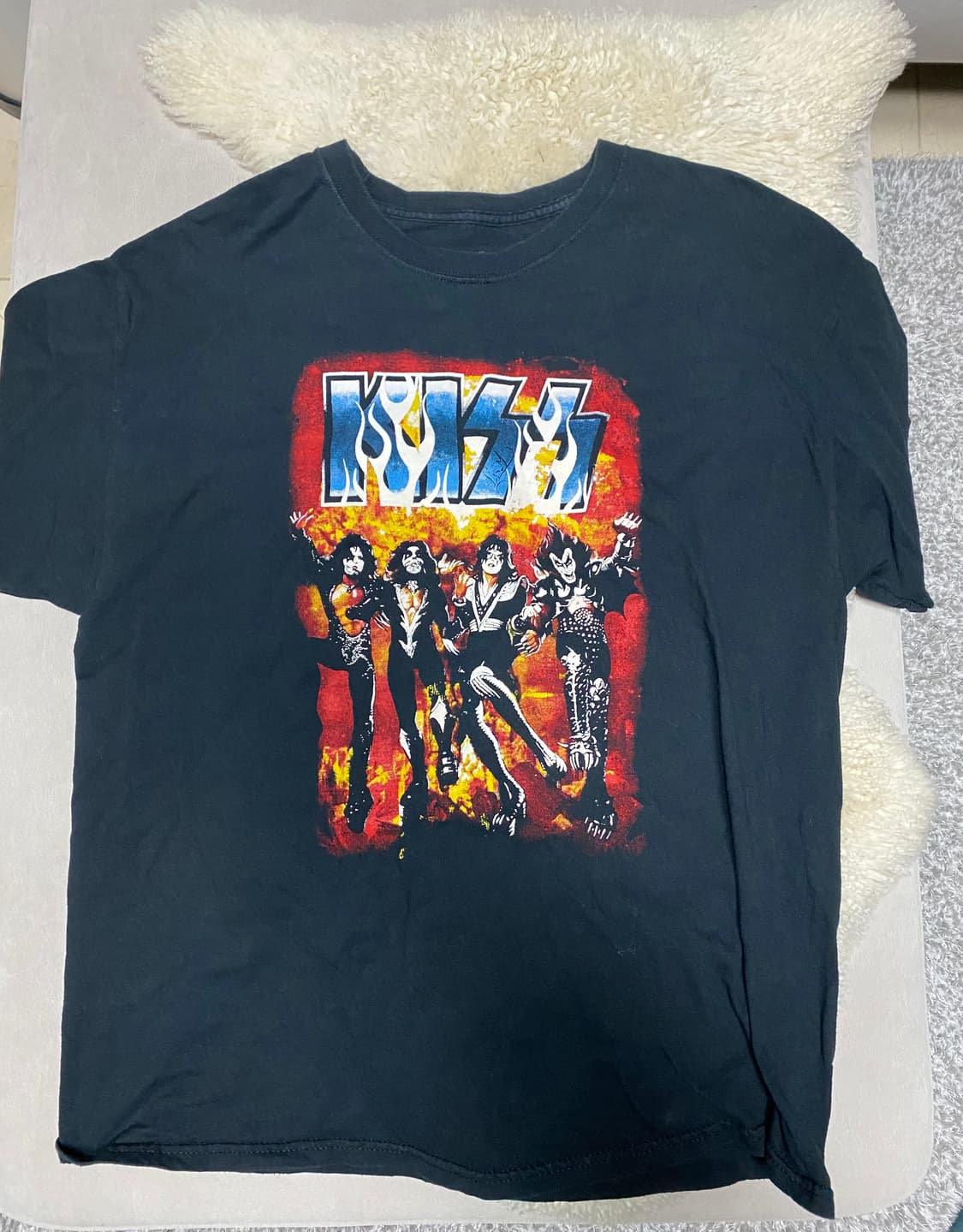 락 티셔츠 락밴드 티셔츠 빈티지 반팔 kiss 키스 XL 상품이미지1