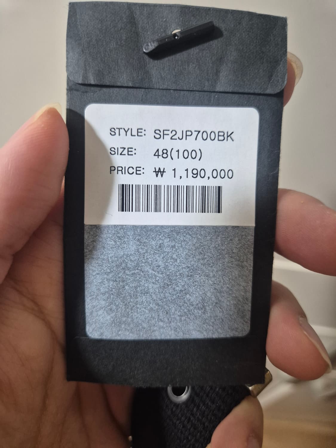 송지오옴므 컬렉션 카라리스 더블넥 점퍼 블랙 상품이미지6