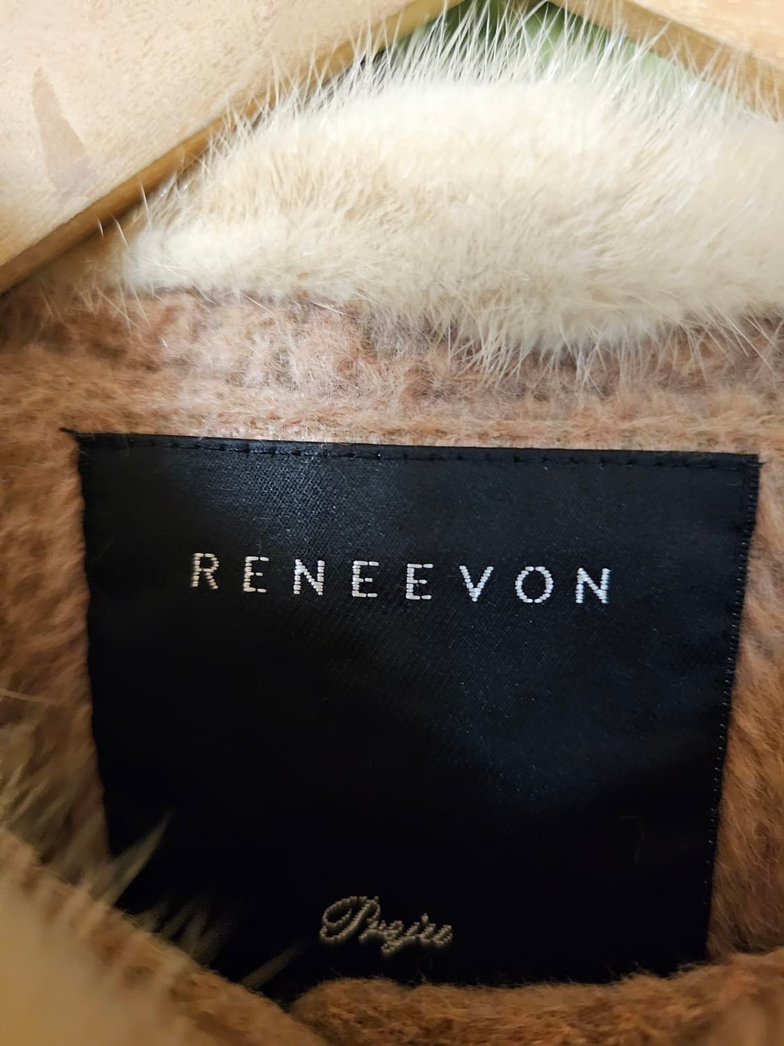 레니본 밍크카라 알파카코트 상품이미지3