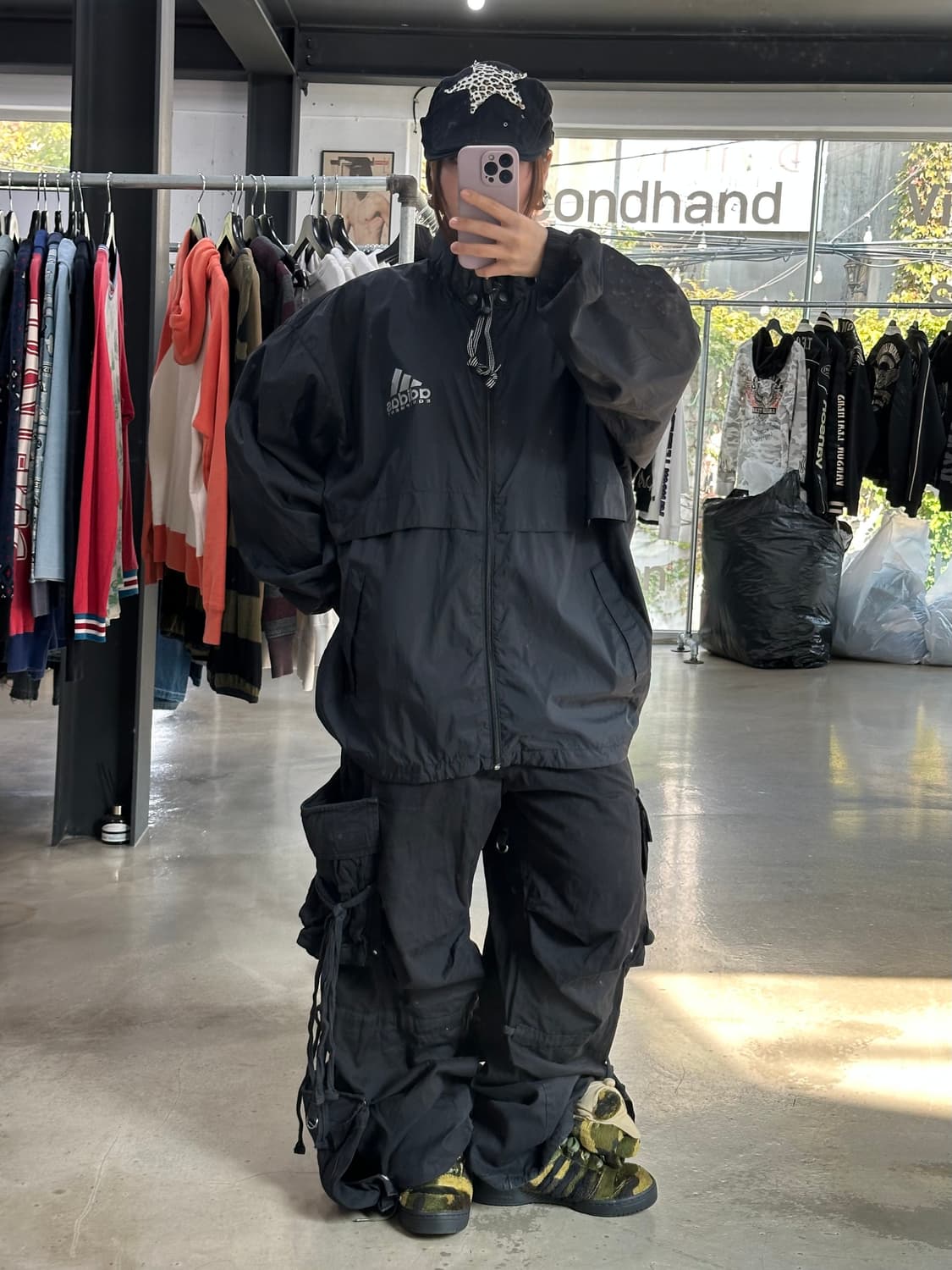 아디다스 이큅먼트 올드스쿨 빅로고 윈드브레이커 자켓 상품이미지2