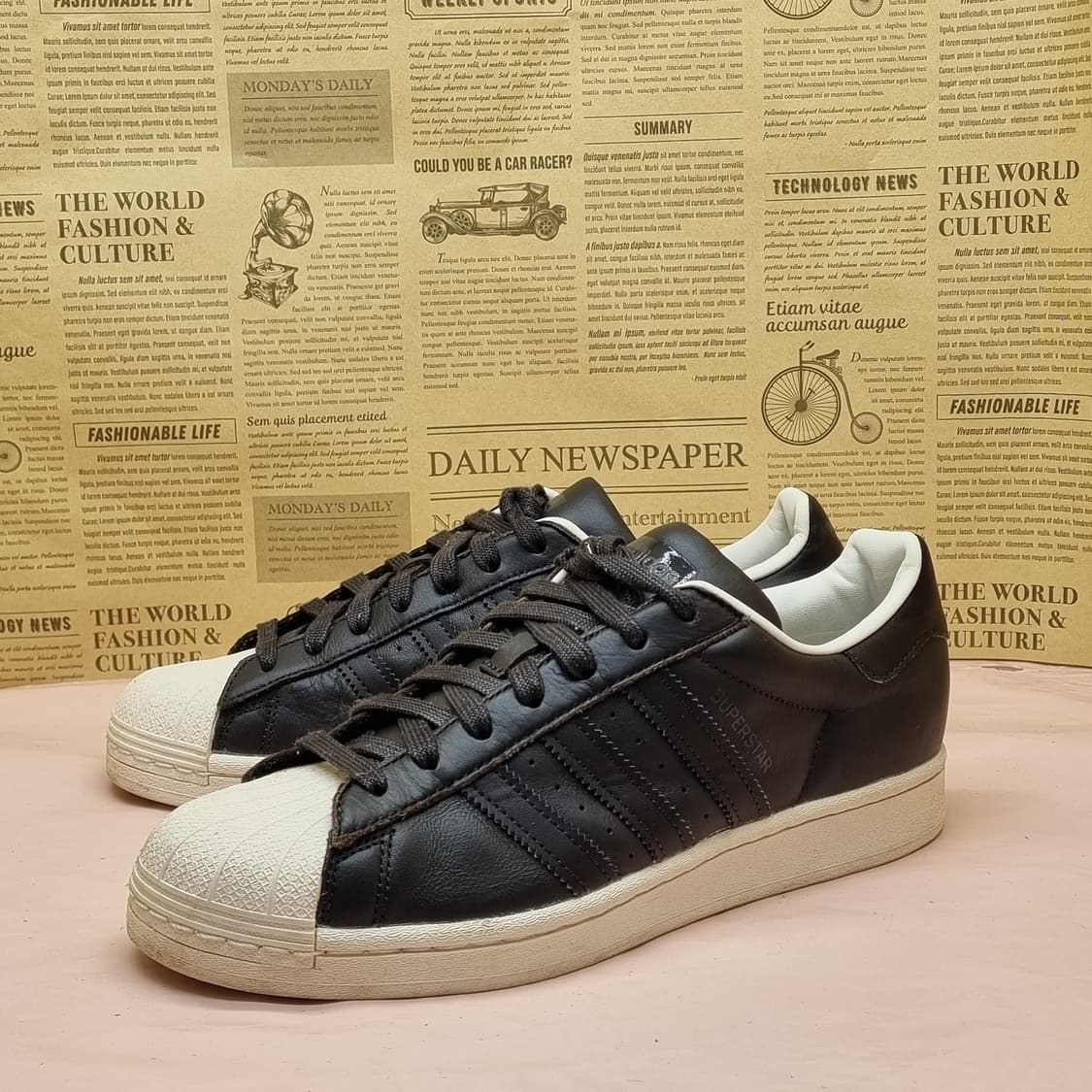 아디다스 슈퍼스타 블랙 남성운동화265 상품이미지1