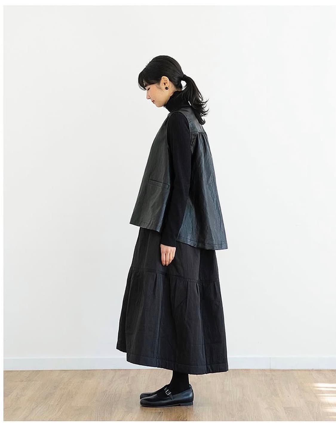 Eunoia 유노이아 가죽 조끼 상품이미지2