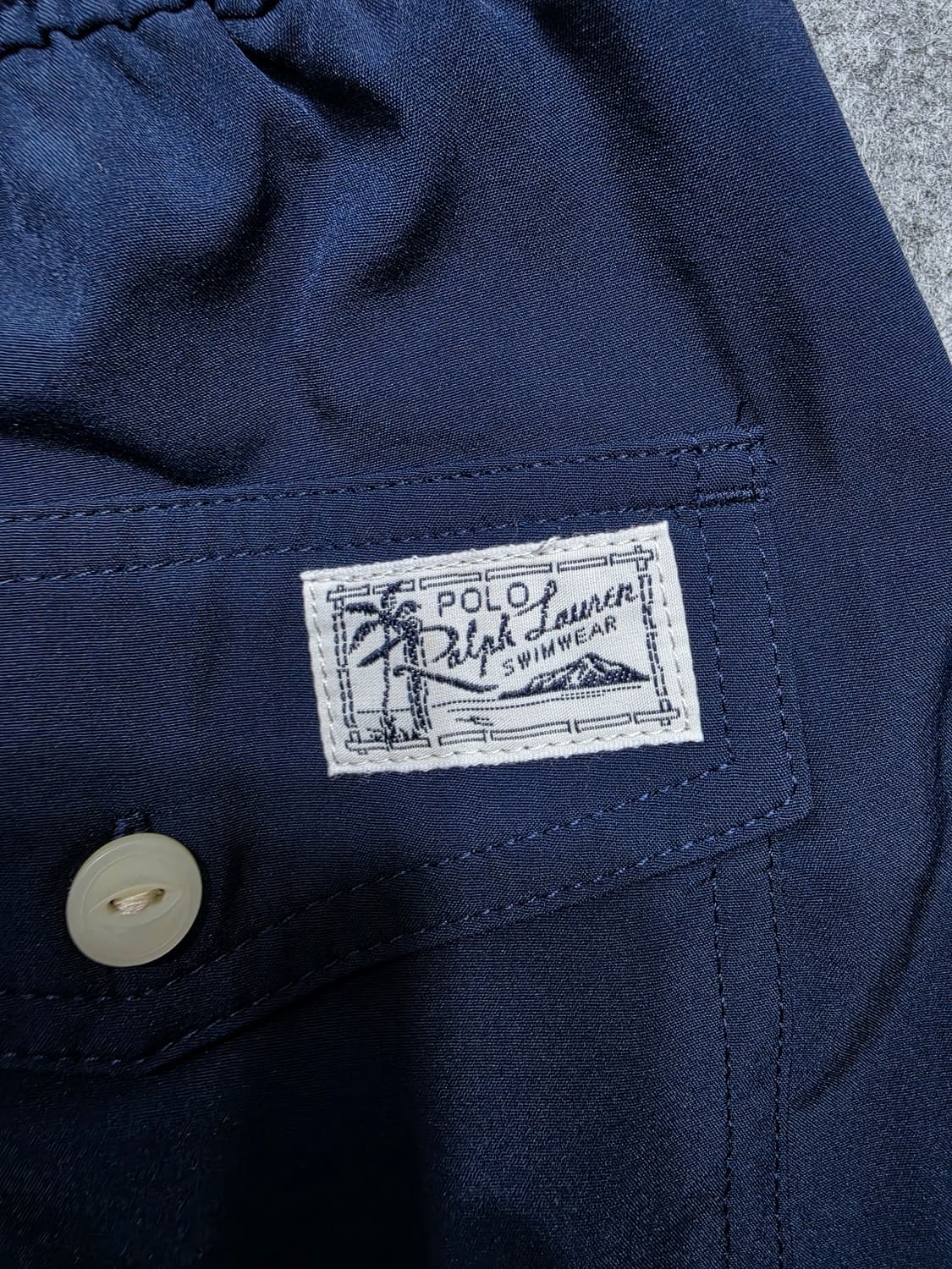 폴로 랄프로렌 멀티자수 수윔 쇼츠 수영 반바지 XS 상품이미지5