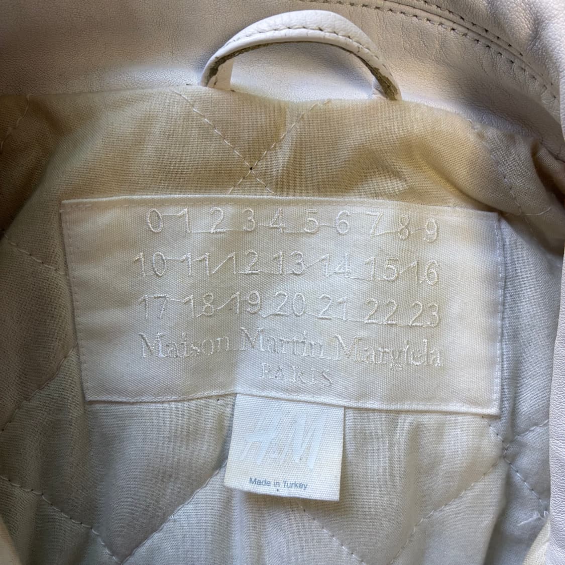 마르지엘라 H&M 레더 코트 상품이미지6