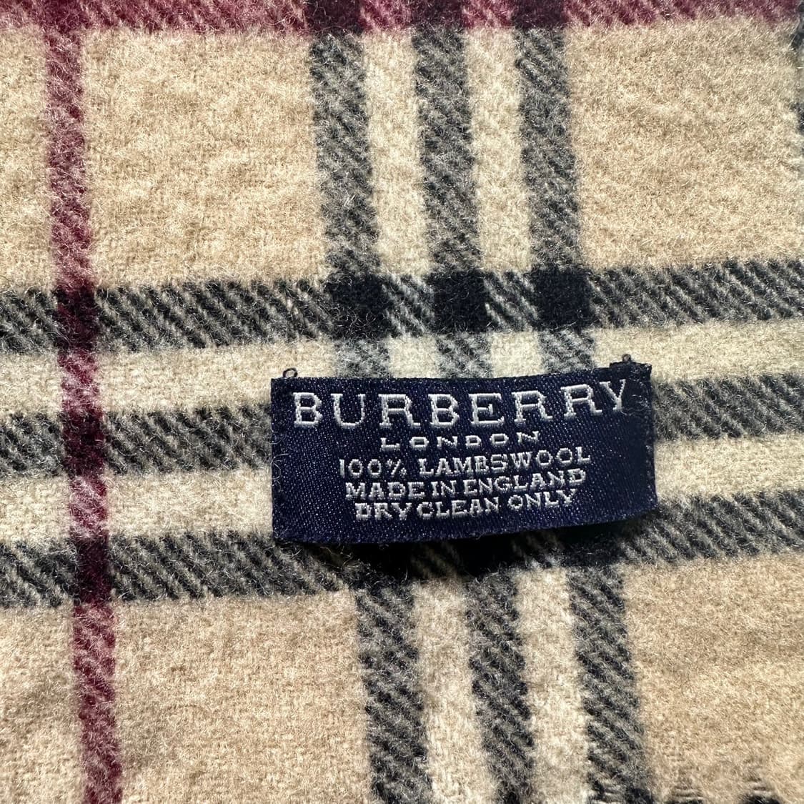 버버리 램스울 노바체크 머플러 목도리 상품이미지4