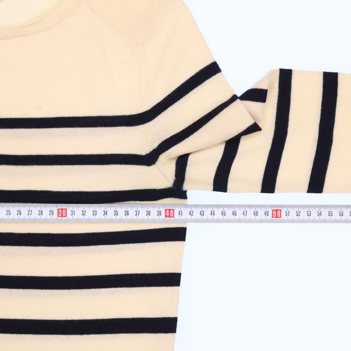 90 마인 한섬 스트라이프 긴팔 티셔츠 N7587 상품이미지7