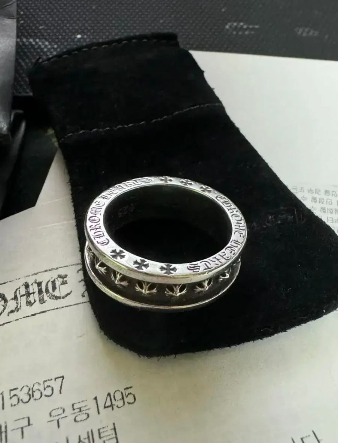 [19호]크롬하츠 미니플러스링us9.5 상품이미지1