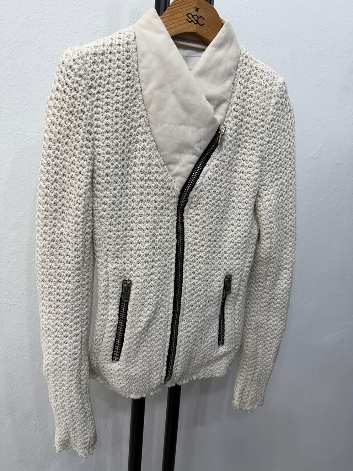 정품) 이로 한섬 니트 트위드 자켓 34 상품이미지2