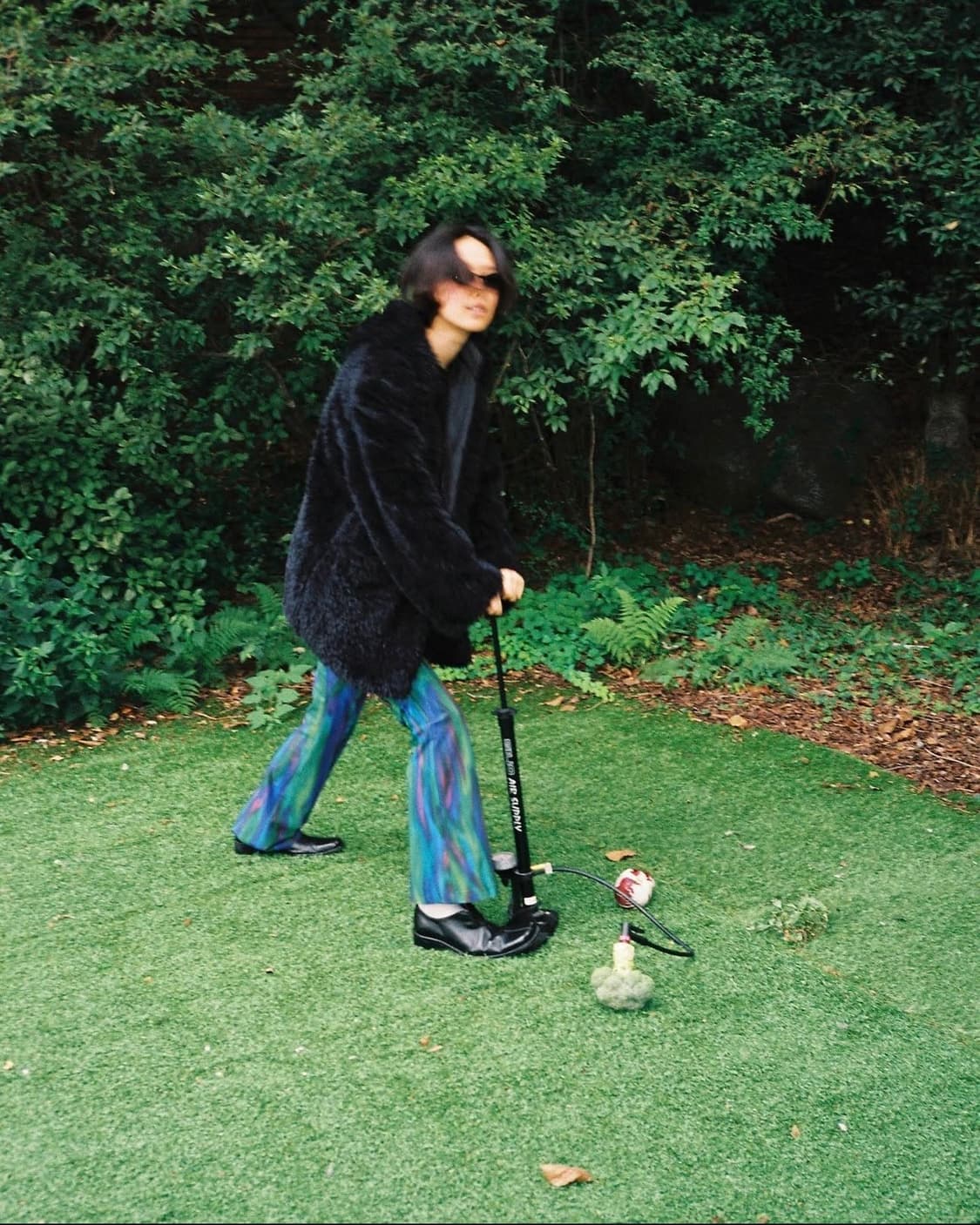 Enzo Blues FAUX FUR HOODED COAT 상품이미지2