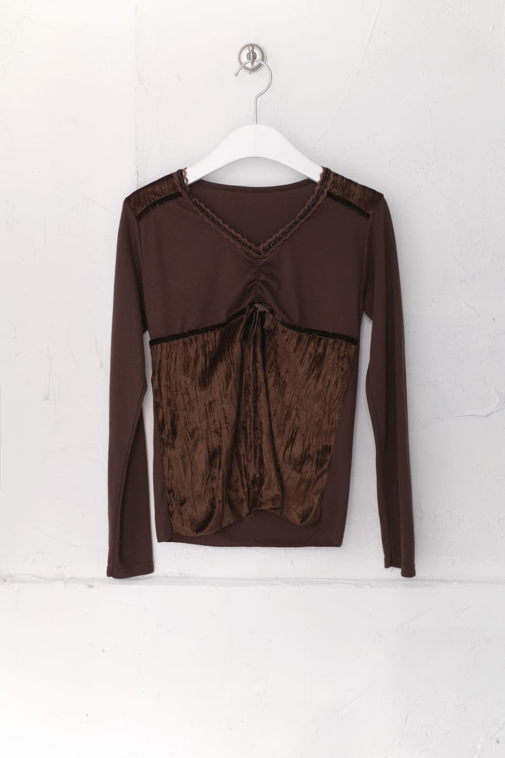 velvet shirring T  상품이미지1