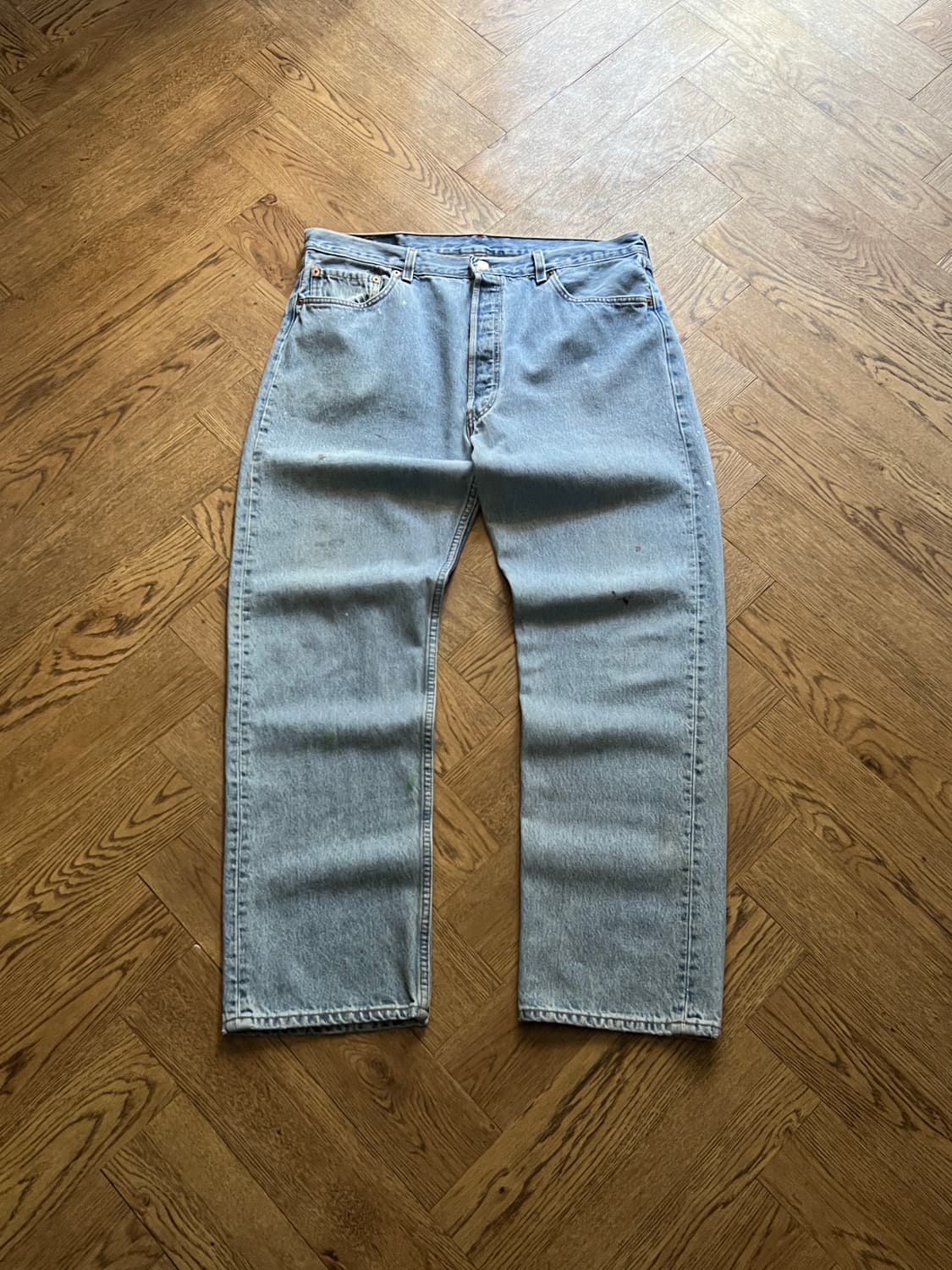 [38]90's 리바이스 501 Made in USA 데님 팬츠 S11 상품이미지2