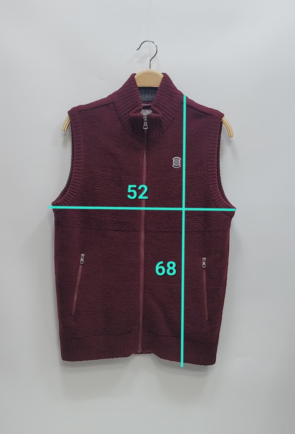 W.ANGLE 와이드앵글 방풍 니트 집업 베스트 / 남 95
 상품이미지10