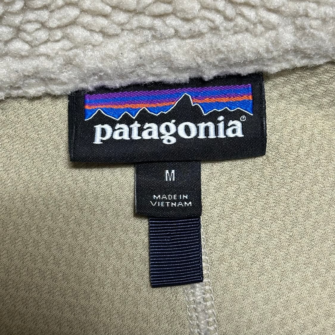 M 파타고니아 레트로-X 내츄럴 블루 플리스 상품이미지4