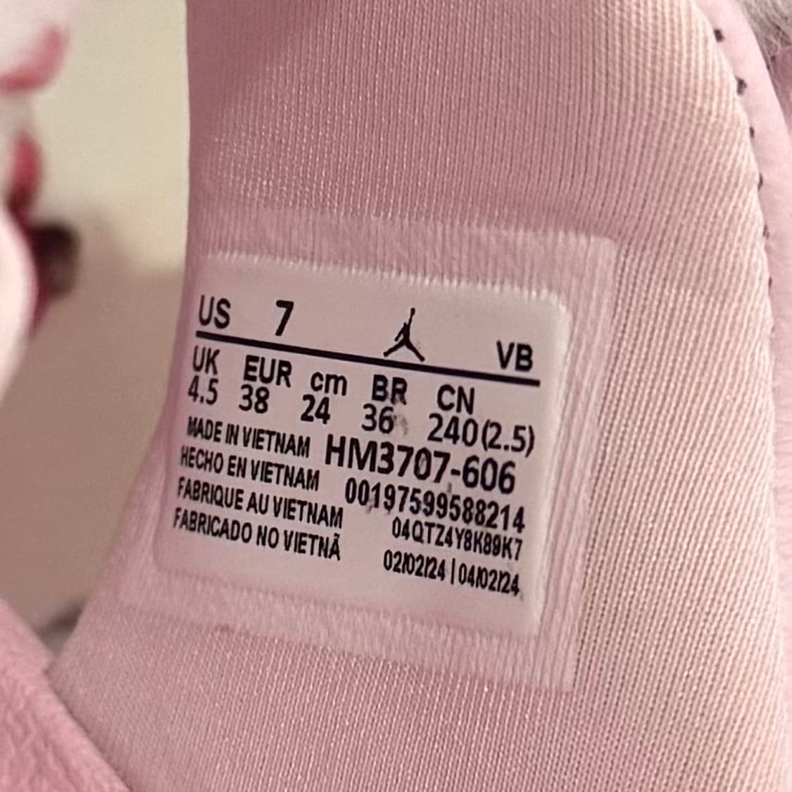 [새상품] 조던 퍼 샌들 핑크 240 상품이미지2