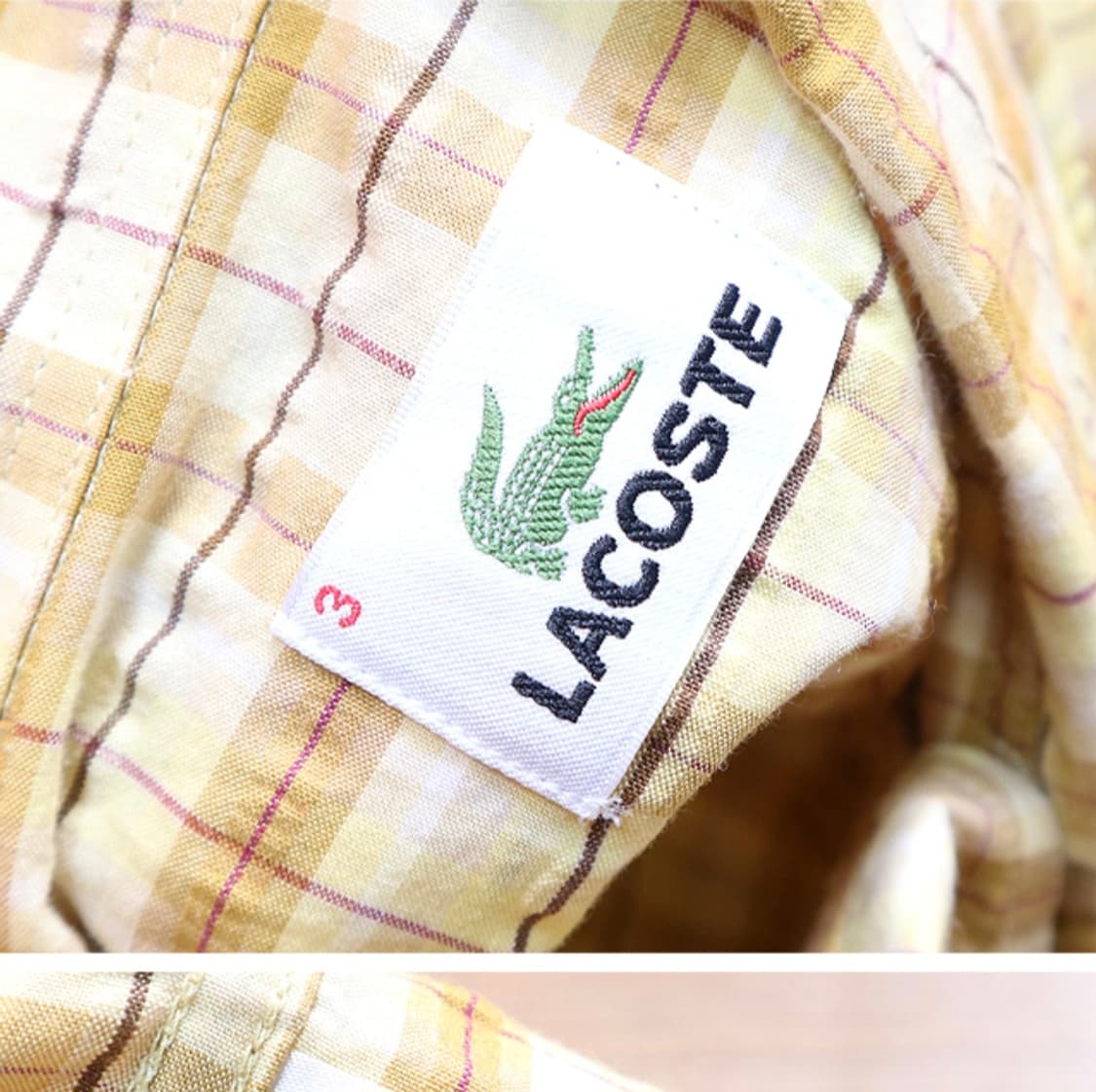 일본판 LACOSTE 라코스테 코튼100% 체크남방

굿 컨디션 상품이미지7