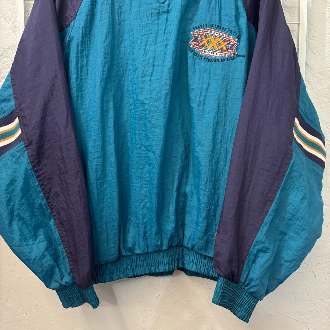 90s 프로 플레이어 올드스쿨 빈티지 슈퍼볼 웜업 M 상품이미지4