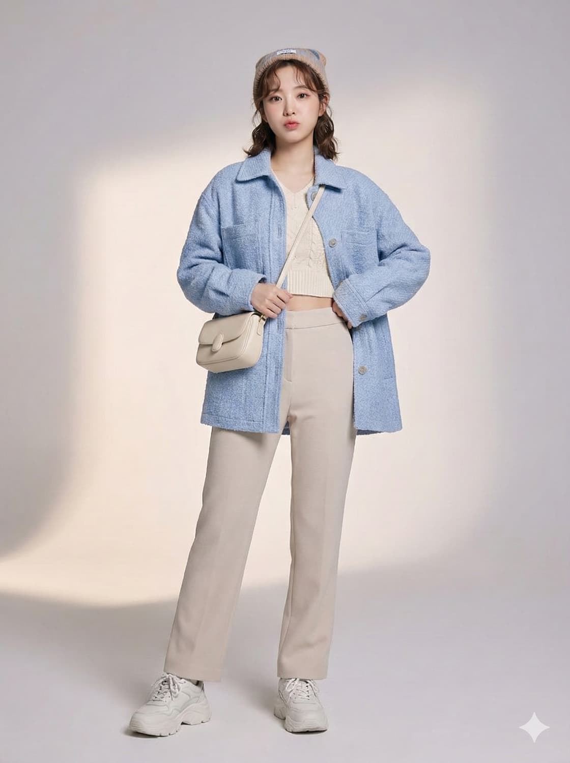 랑방컬렉션 울 블렌드 베이직 슬랙스 상품이미지1