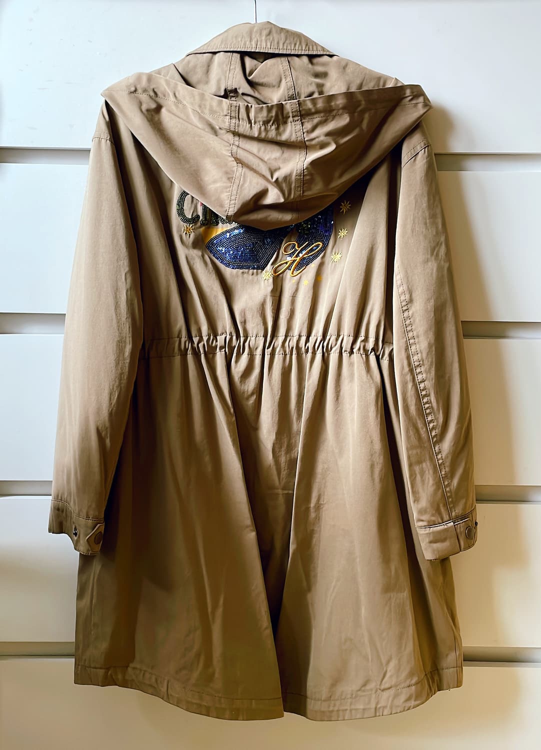 TOPGIRL 탑걸 베이지 스팽글 후드 사파리 재킷 상품이미지2