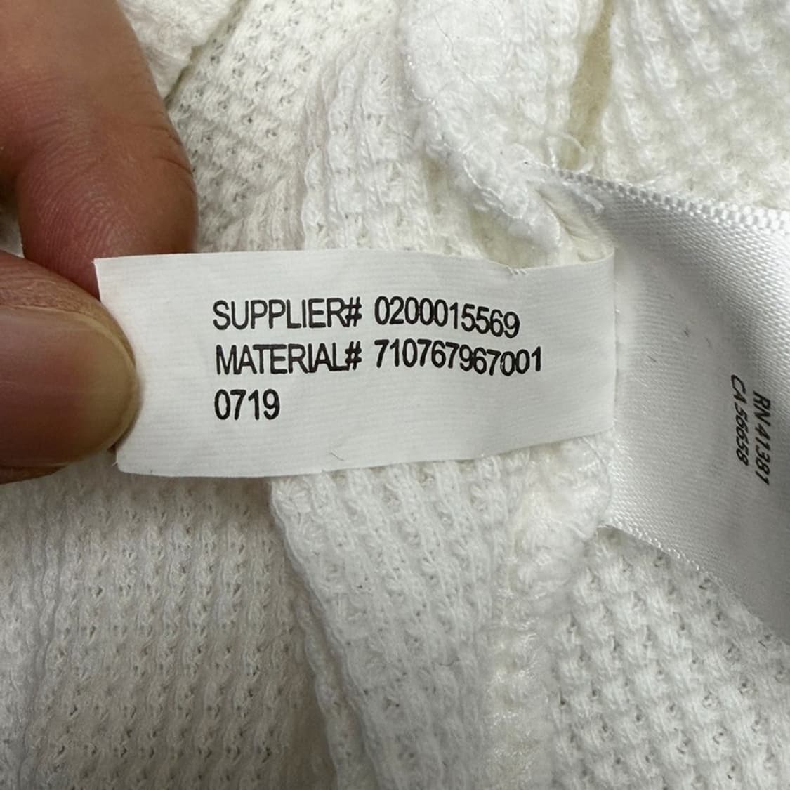 POLO 와플 크루넥 롱 슬리브 L 상품이미지6