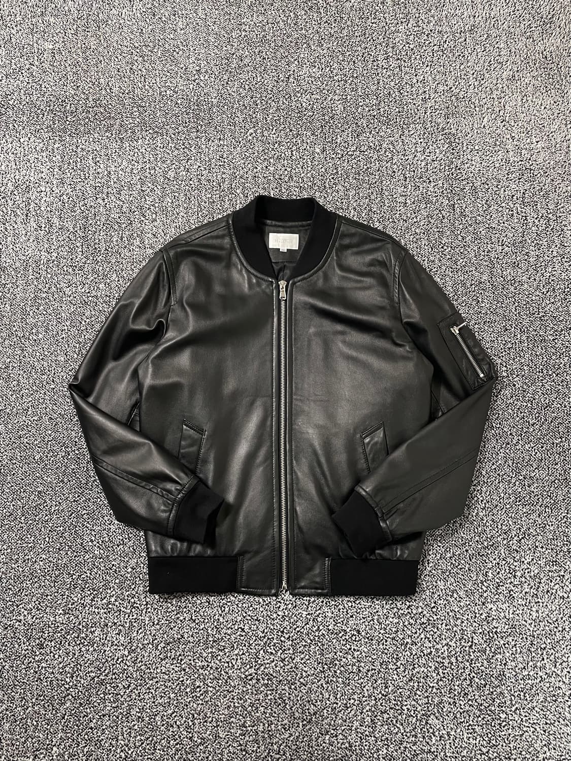 빈티지9. 헤스티지 양가죽 라이더 자켓 가죽자켓 블루종 봄버 램스레더 상품이미지1