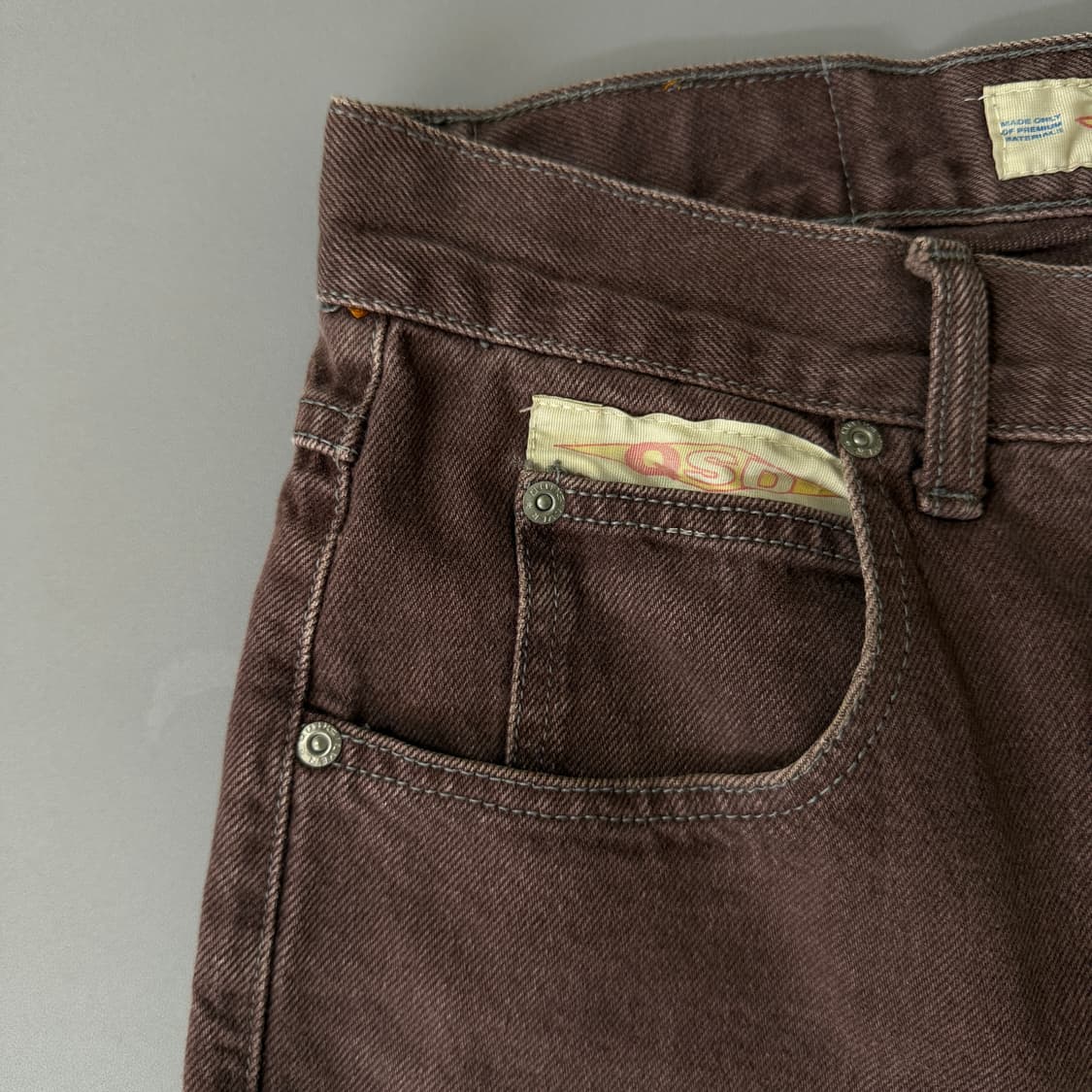 (32) USA 빈티지 초코브라운 버뮤다팬츠 상품이미지4