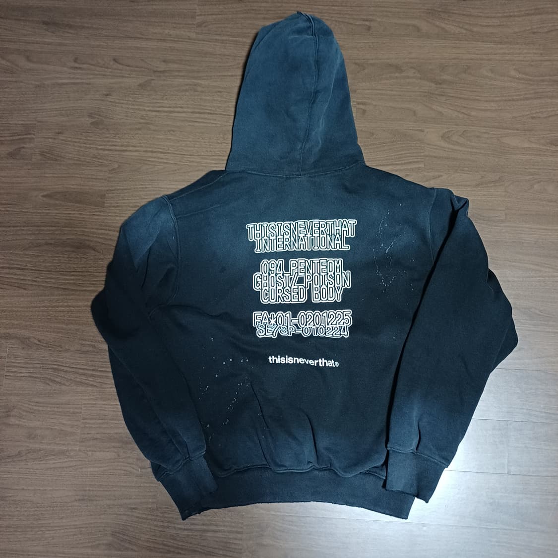 디스이즈네버댓 포켓몬 팬텀 후드티 M 상품이미지2