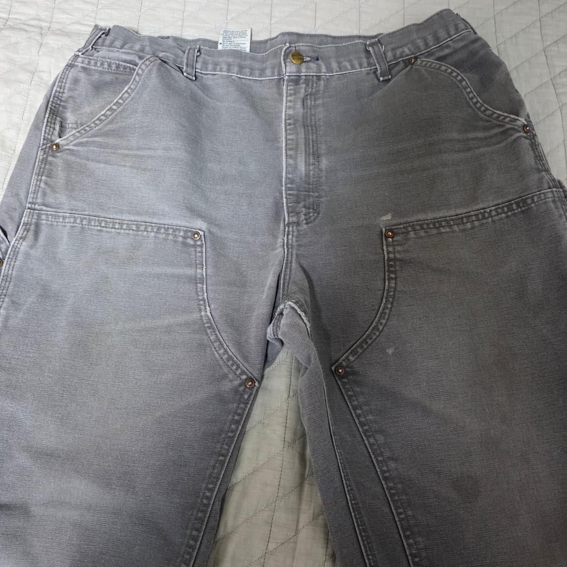 [38X34] 빈티지 칼하트 더블니 B136 GVL 오일 팬츠 G-4 상품이미지3